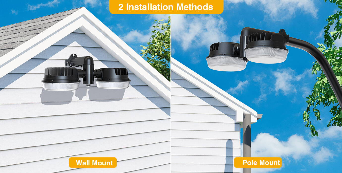 Shop Best Onforu 100W Dual Head Dusk to Dawn LED Light GC02